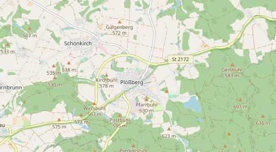 Destination d'excursion sur la carte