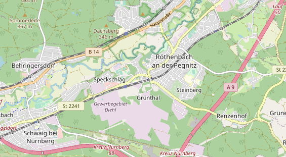 Destination d'excursion sur la carte