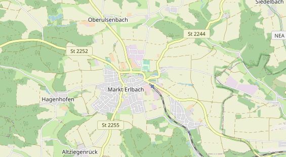 Destination d'excursion sur la carte