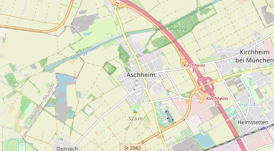 Destinazione dell'escursione sulla carta