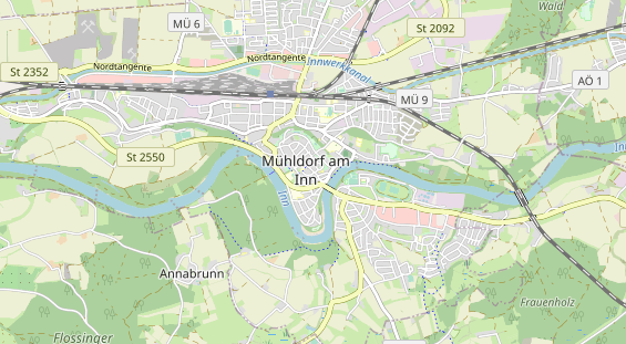 Destinazione dell'escursione sulla carta