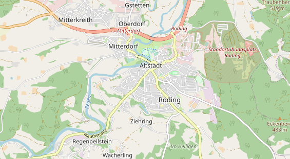 Destinazione dell'escursione sulla carta