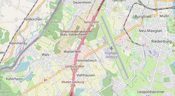 Excursiebestemming op kaart