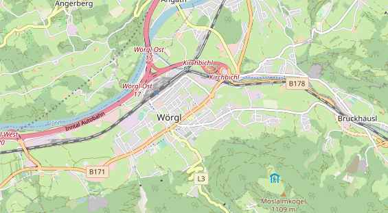 Destinazione dell'escursione sulla carta