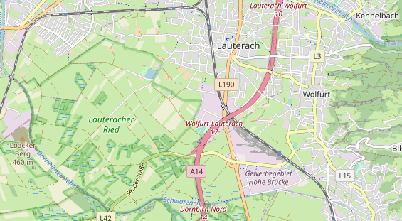 Excursiebestemming op kaart