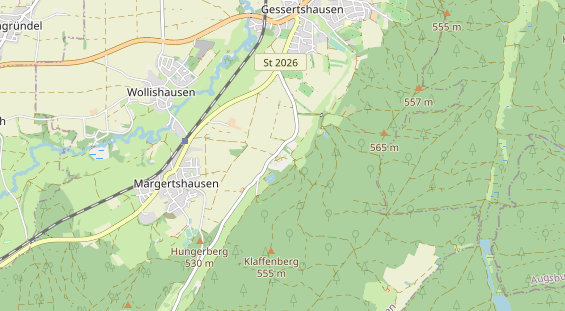 Destinazione dell'escursione sulla carta