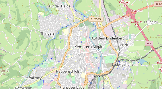 Destinazione dell'escursione sulla carta