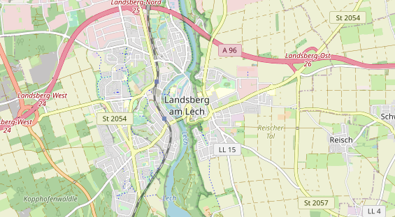 Ausflugsziel auf Karte