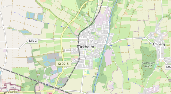 Excursiebestemming op kaart