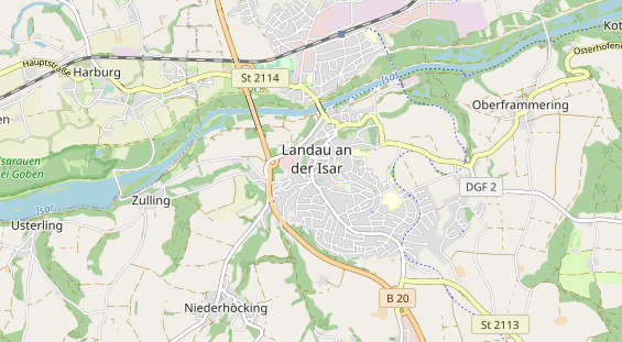 Ausflugsziel auf Karte