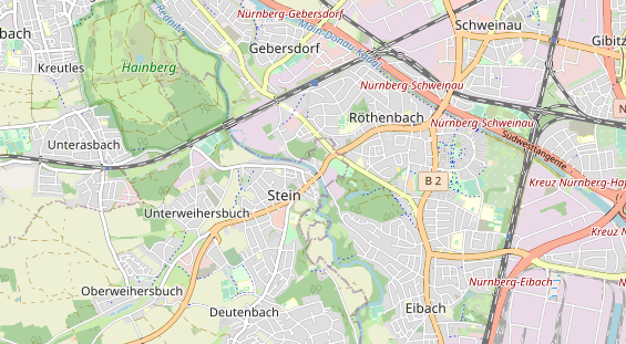 Excursiebestemming op kaart