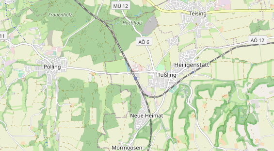 Destination d'excursion sur la carte