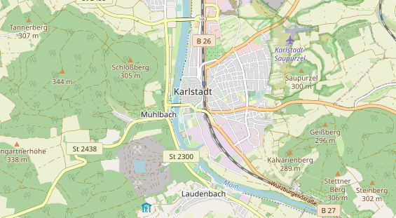 Ausflugsziel auf Karte