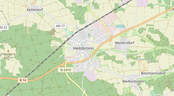 Ausflugsziel auf Karte