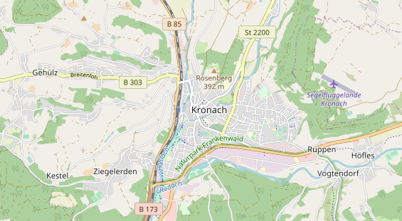 Destinazione dell'escursione sulla carta