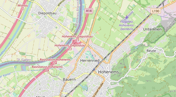 Ausflugsziel auf Karte