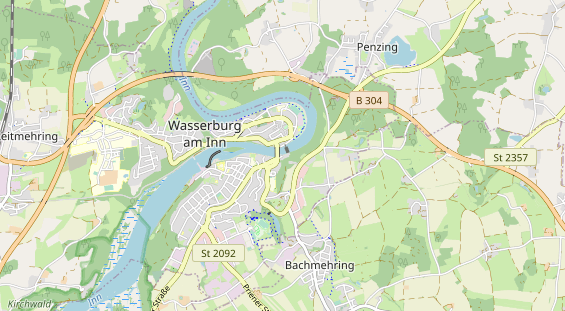 Destination d'excursion sur la carte