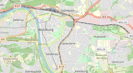 Destination d'excursion sur la carte