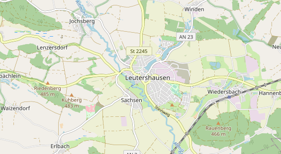 Destinazione dell'escursione sulla carta