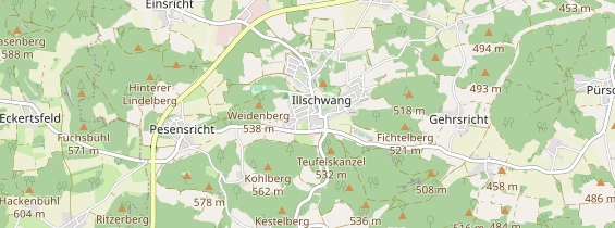 Ausflugsziel auf Karte