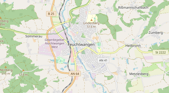 Destination d'excursion sur la carte