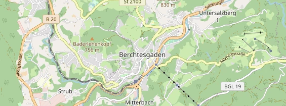 Ausflugsziel auf Karte