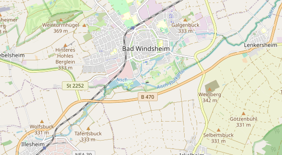 Destination d'excursion sur la carte