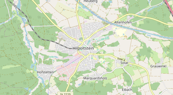 Destination d'excursion sur la carte