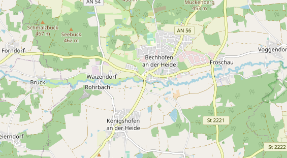 Ausflugsziel auf Karte