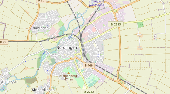 Ausflugsziel auf Karte