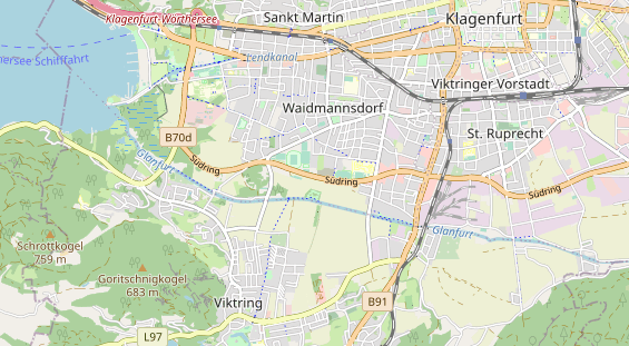 Ausflugsziel auf Karte