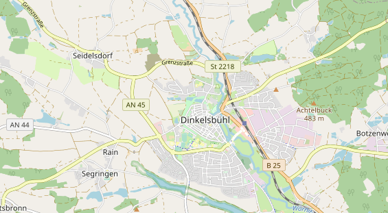 Ausflugsziel auf Karte