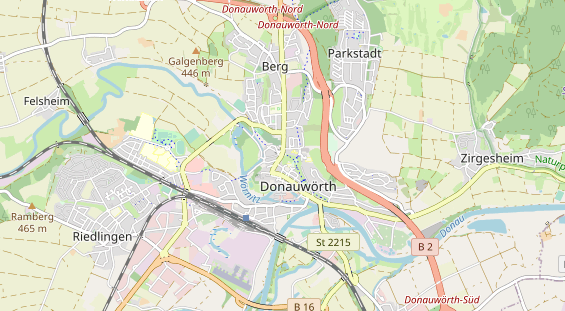 Destination d'excursion sur la carte