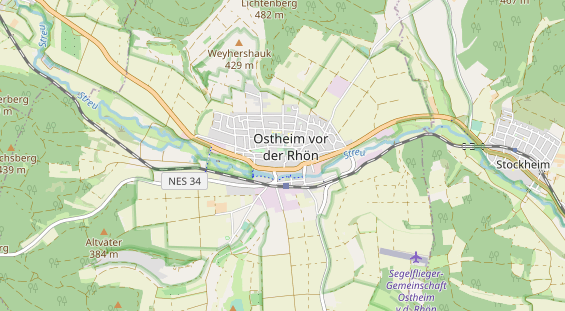 Destinazione dell'escursione sulla carta