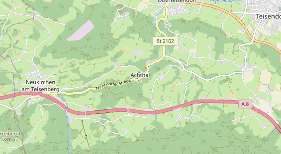 Ausflugsziel auf Karte