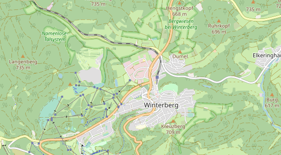 Ausflugsziel auf Karte