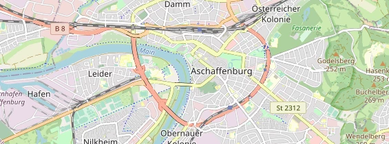 Destination d'excursion sur la carte