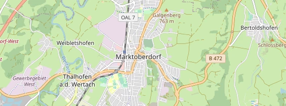 Ausflugsziel auf Karte