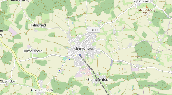 Destination d'excursion sur la carte