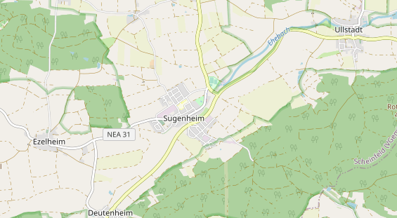 Destinazione dell'escursione sulla carta