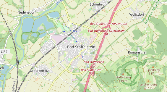 Ausflugsziel auf Karte