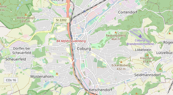 Destination d'excursion sur la carte