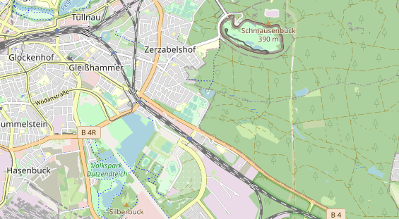 Destinazione dell'escursione sulla carta