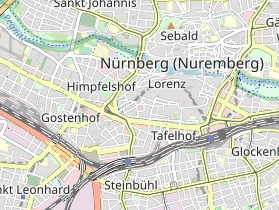 Destination d'excursion sur la carte