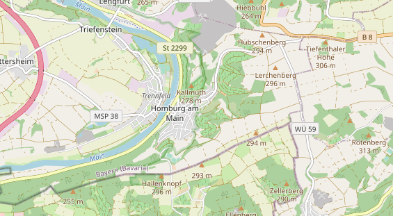 Ausflugsziel auf Karte