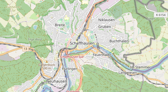 Ausflugsziel auf Karte