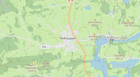 Destination d'excursion sur la carte