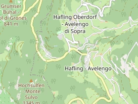 Destination d'excursion sur la carte