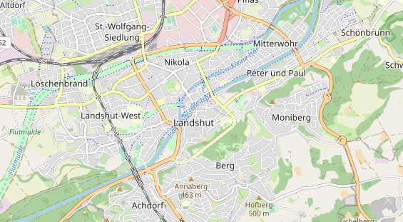 Ausflugsziel auf Karte