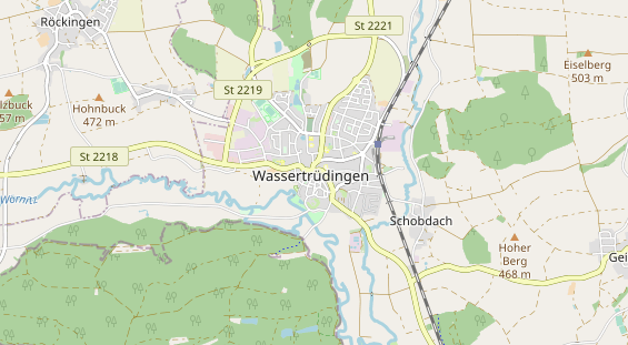 Destination d'excursion sur la carte